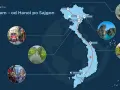 Trasa przez Wietnam: od stolicy Hanoi po Sajgon. Widok na Ha Long, Hoi An, Ninh Binh, Sapa i ruchliwe ulice.