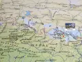 Na mapie zaznaczono, gdzie jest Mount Everest, w regionie Khumbu Himal w Nepalu.