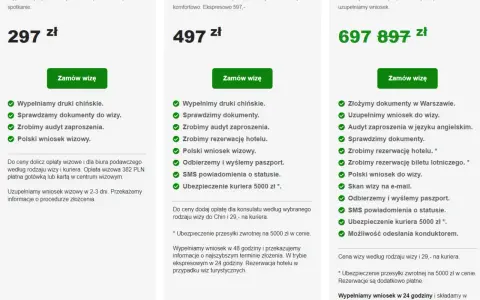 Planujesz loty do Chin? Sprawdź pakiety wizowe: Asysta, Asysta z odbiorem, Pakiet VIP Promo. Pomagamy w formalnościach.